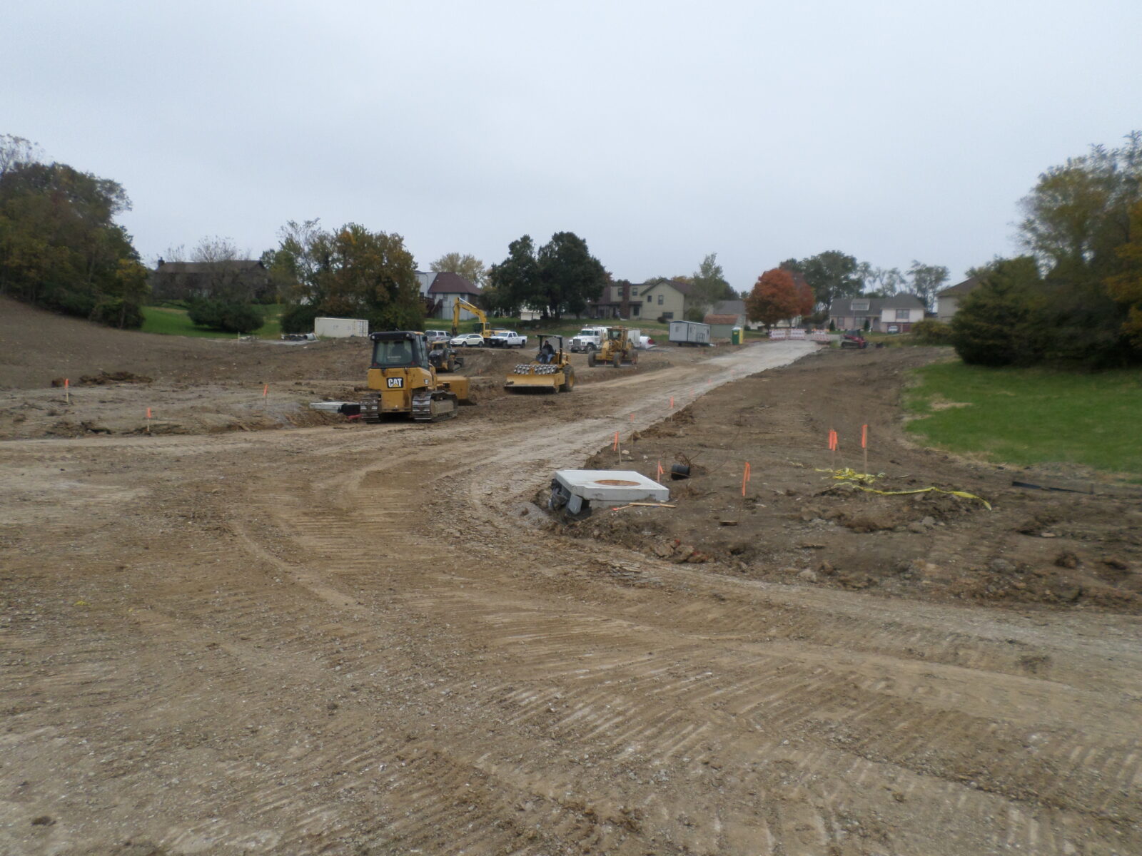 Image of a road under construction